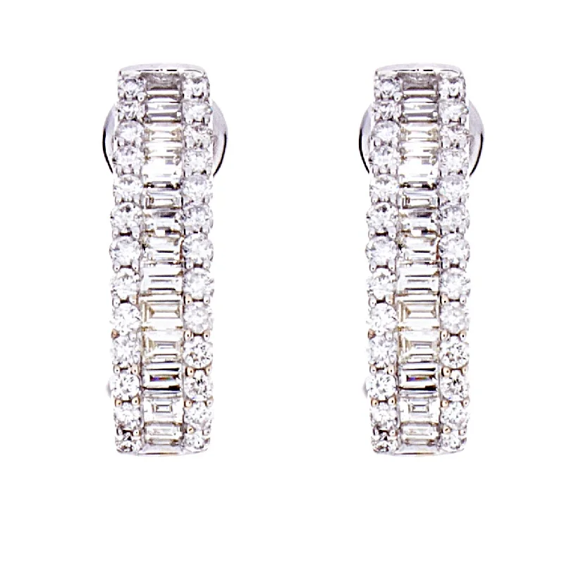 Gemstone stud earrings for women -Diamond Earrings