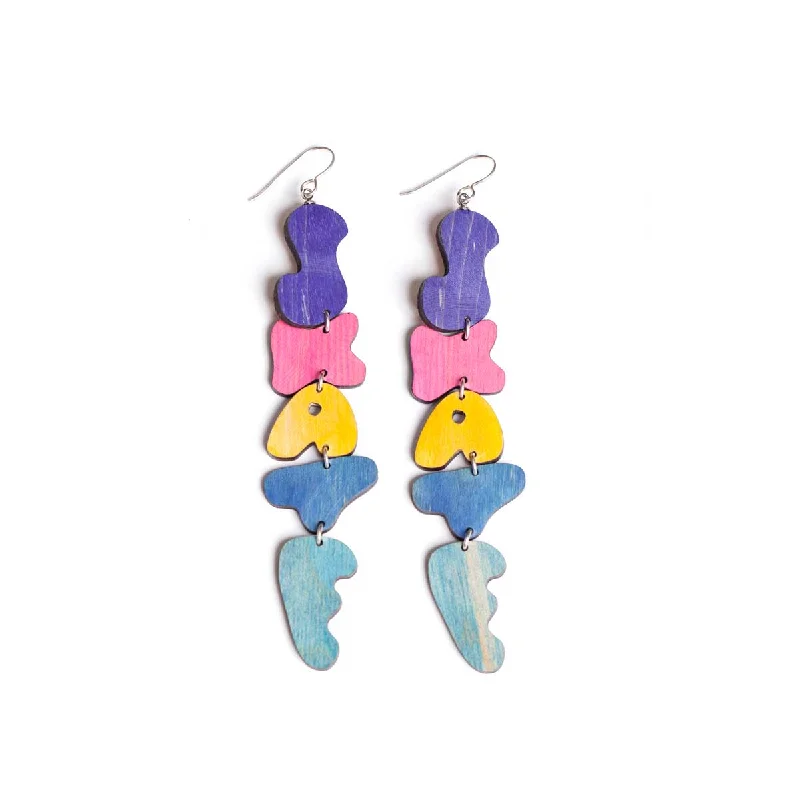 Personalized earrings for women -Skate Earrings