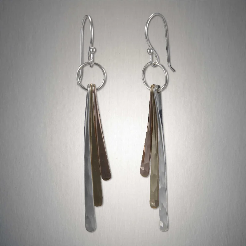 Modern earrings for women -2604 - Dangling  Magician Wands