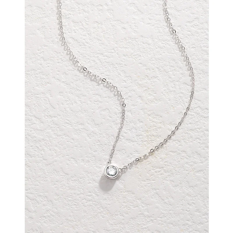 White Gold Color Chain Set