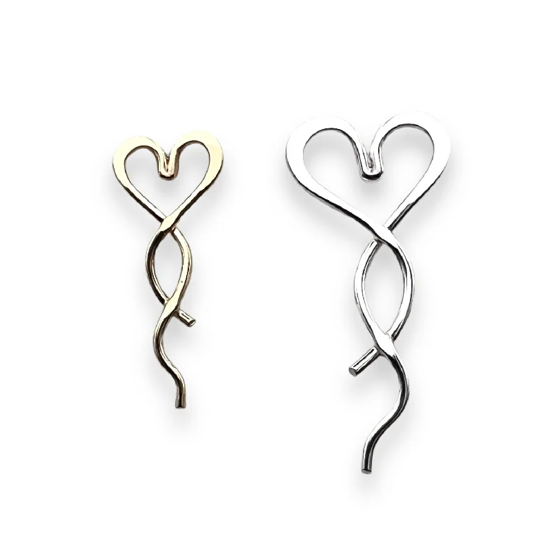 Sleek earrings for women -2214 - Tangled Heart Posts