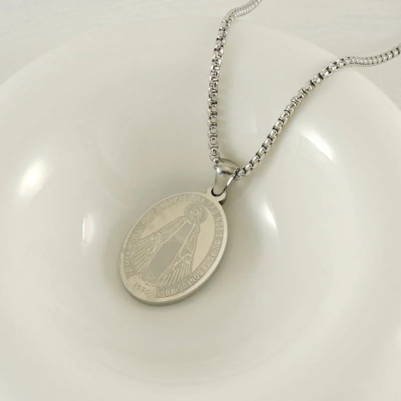 Minimalist necklaces for women -Stainless Steel Cross Necklace