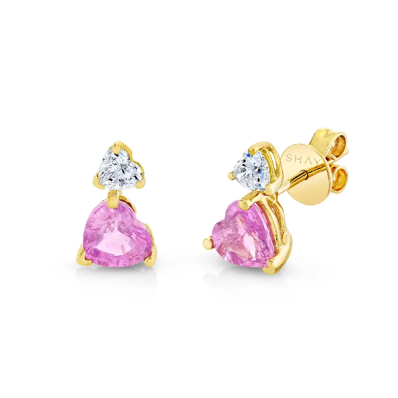 Yellow Gold/Pink Sapphire