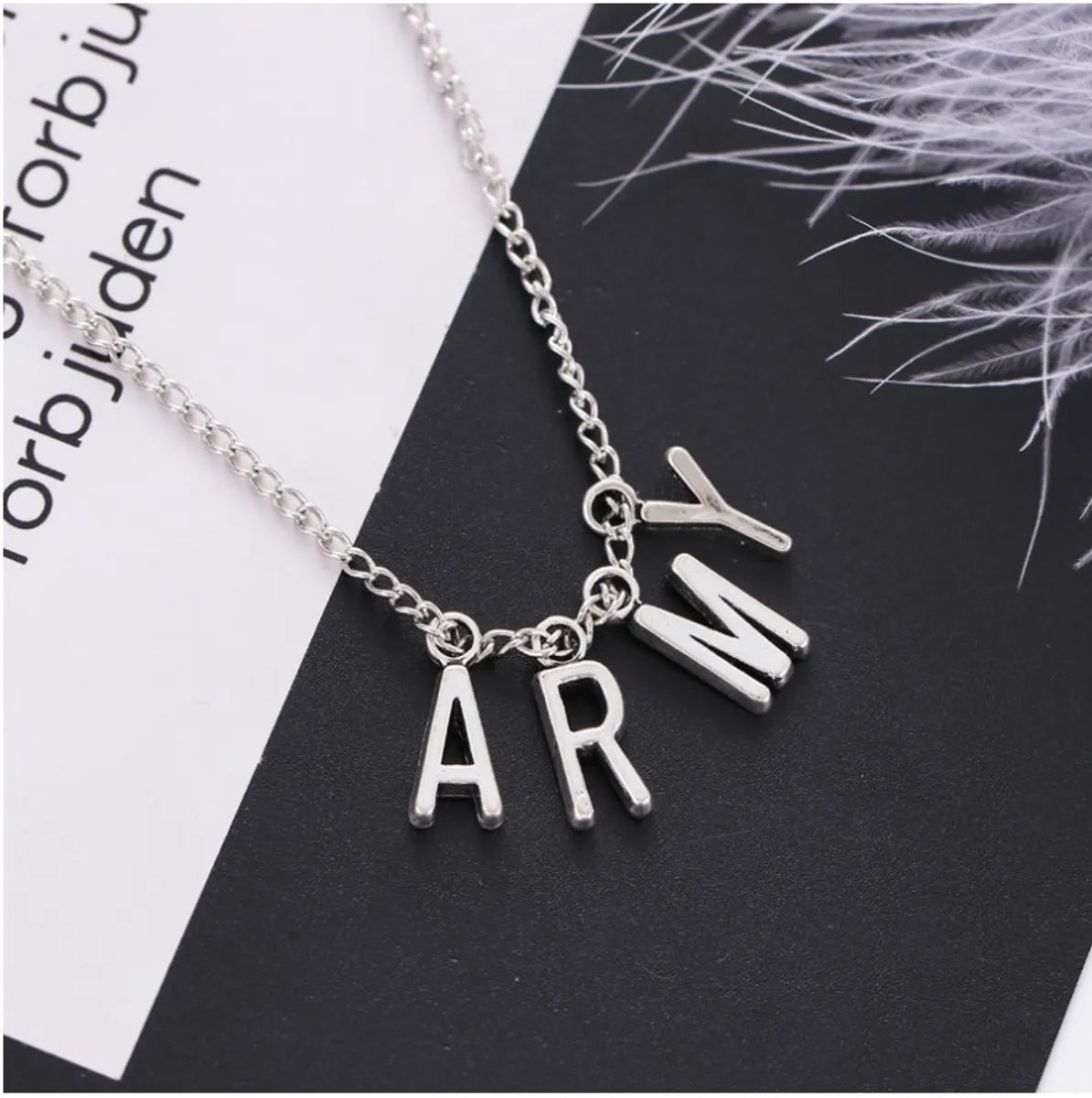 Adjustable gold necklaces for women -Fashion Letter Alloy Plating No Inlaid Unisex Pendant Necklace