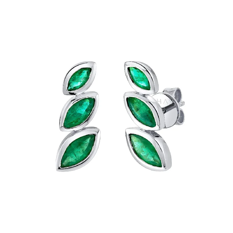 White Gold/Emerald