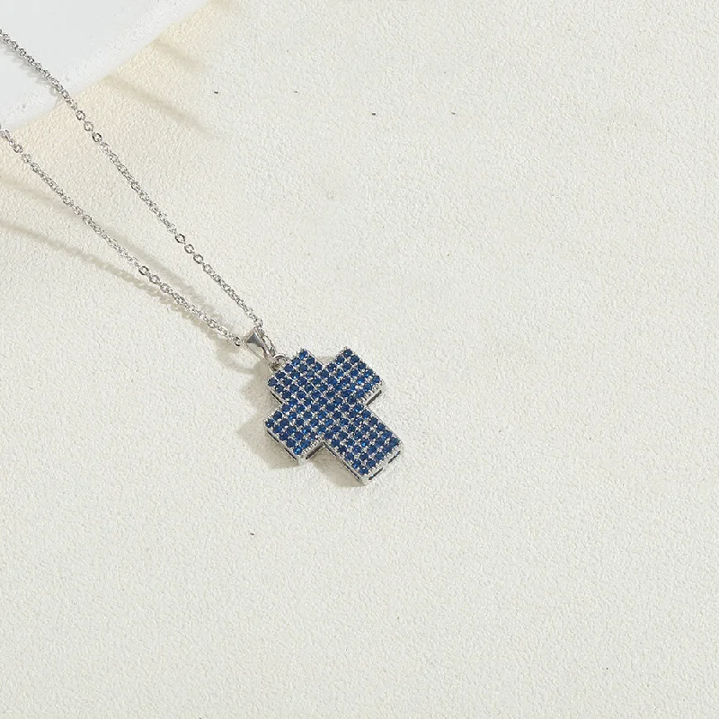 Royal Blue Cross (Silver)