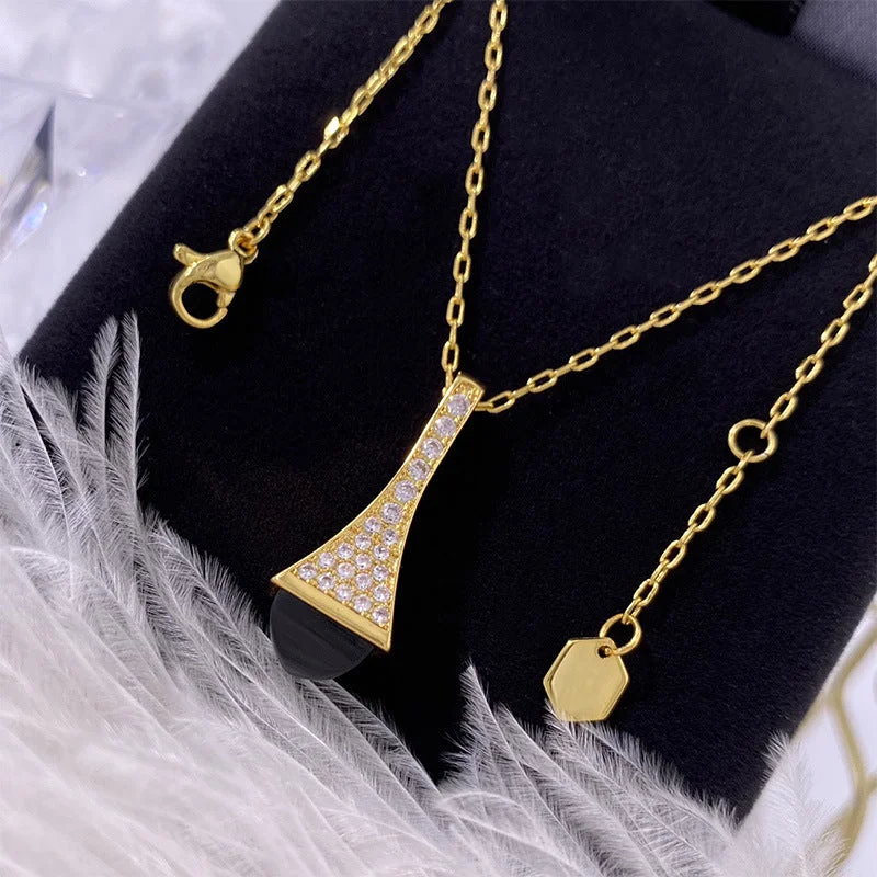 Gold Black (Necklace)