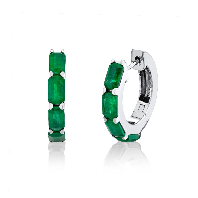 White Gold/Emerald