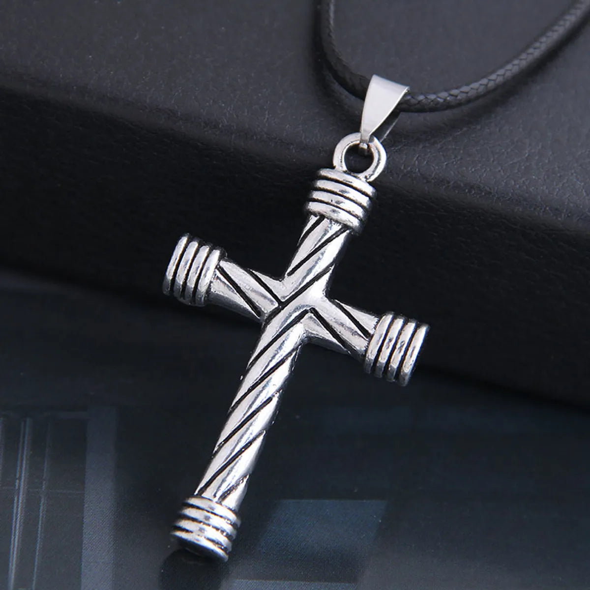 Chain link necklaces for women -Ethnic Style Cross Alloy Other