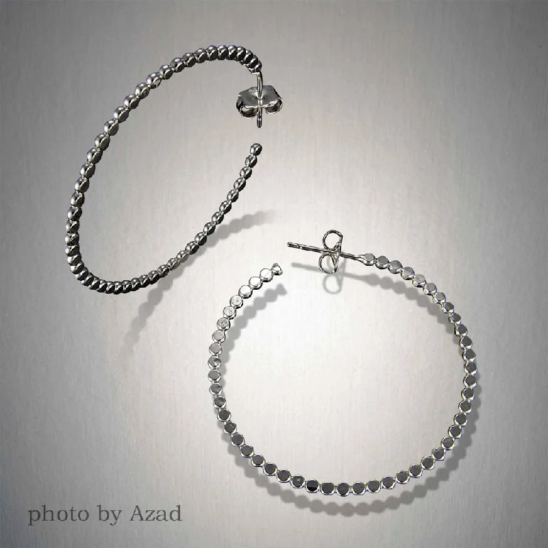 Romantic earrings for women -2075 - Post - Hoop Dots