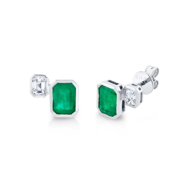 White Gold/Emerald