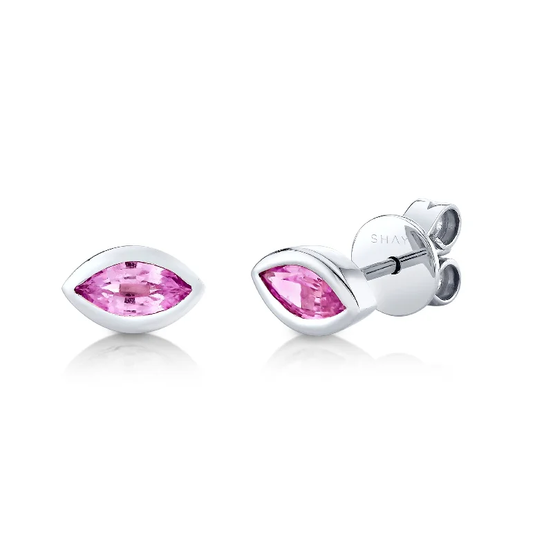 White Gold/Pink Sapphire