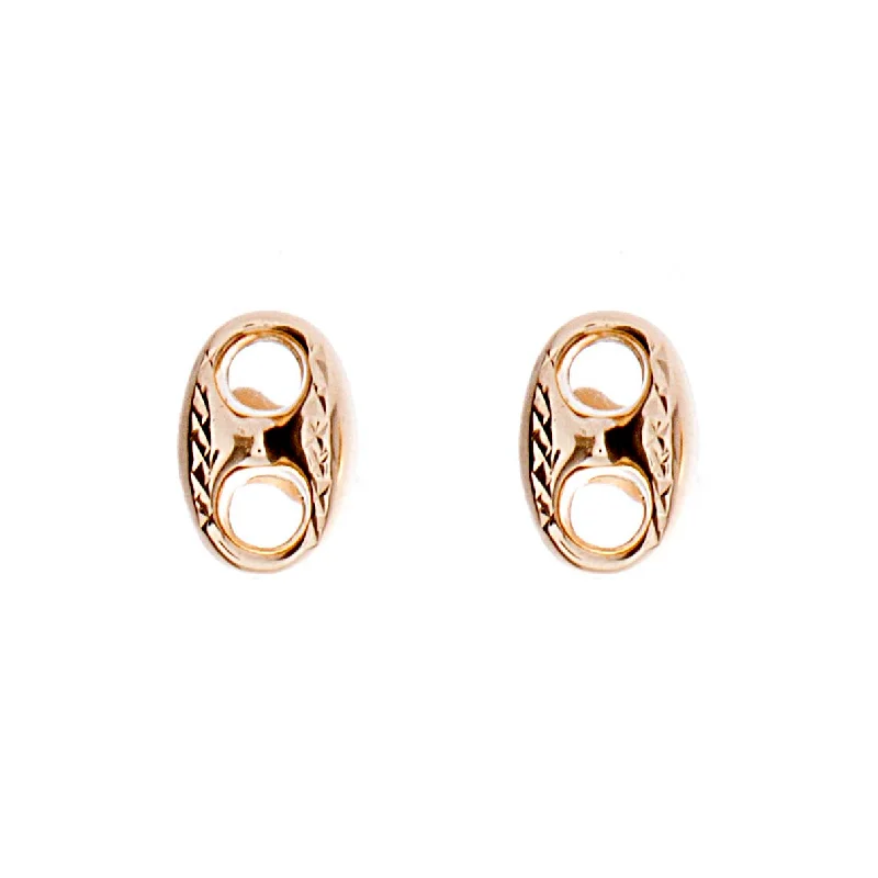 Women's earrings online shop -Puffed Mariner Earrings 6.5mm