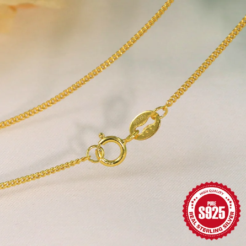 #4 Golden Curb Necklace 40cm