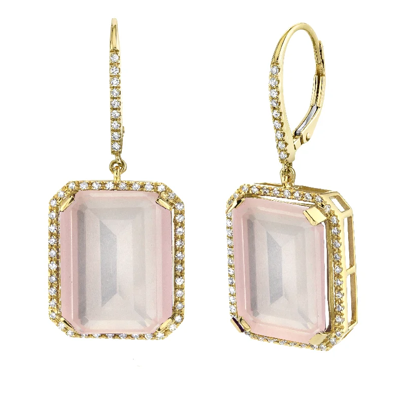 Yellow Gold/Light Pink Crystal