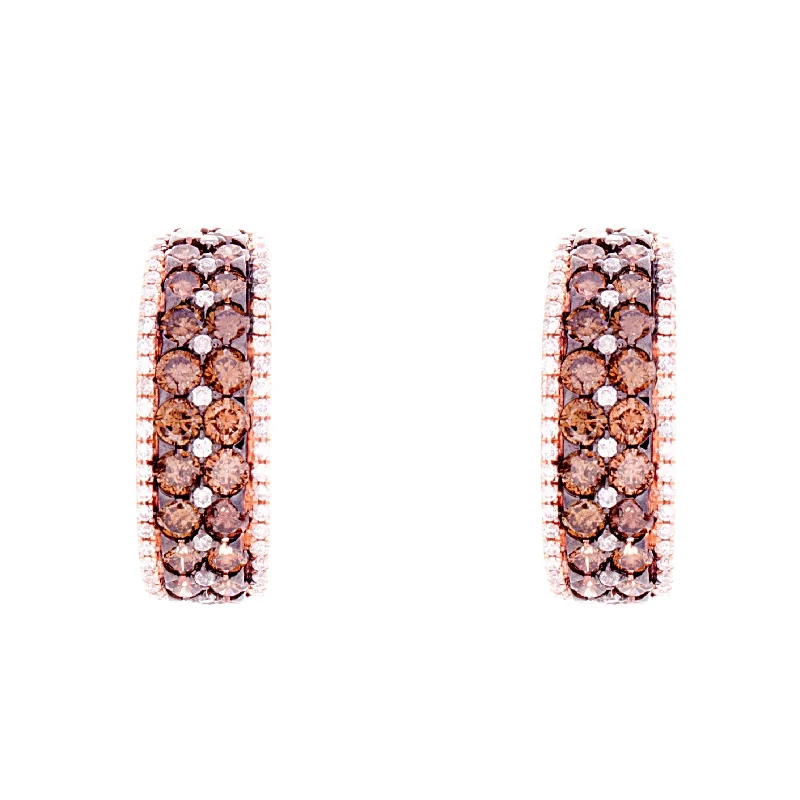 Geometric earrings for women -Choco Diamond Earrings