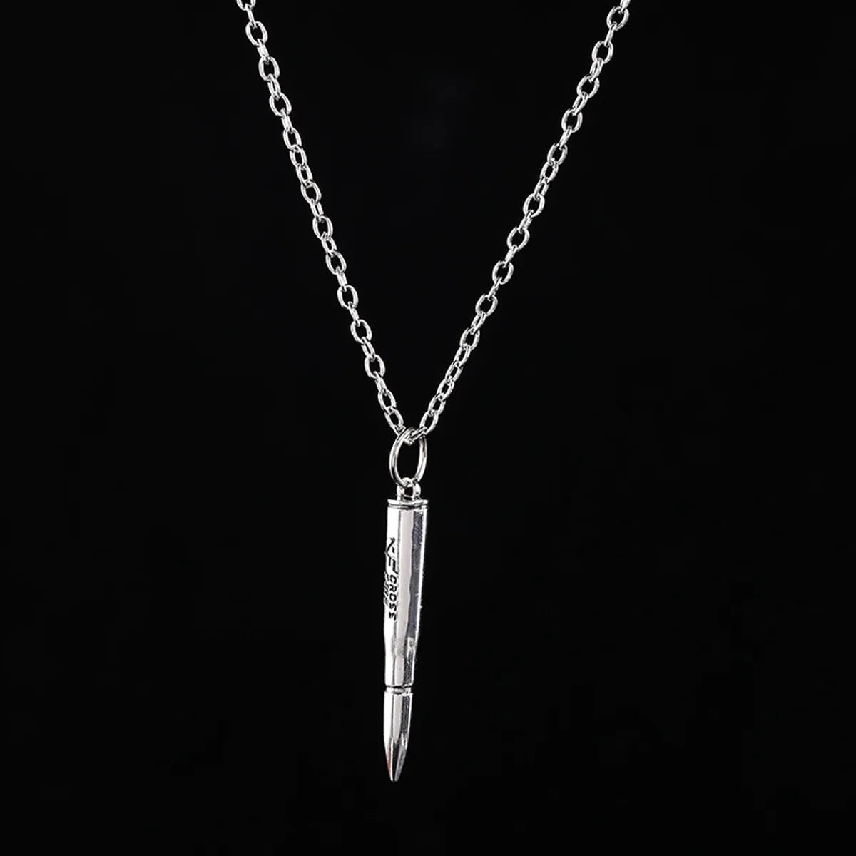 Small Bullet Cross Chain