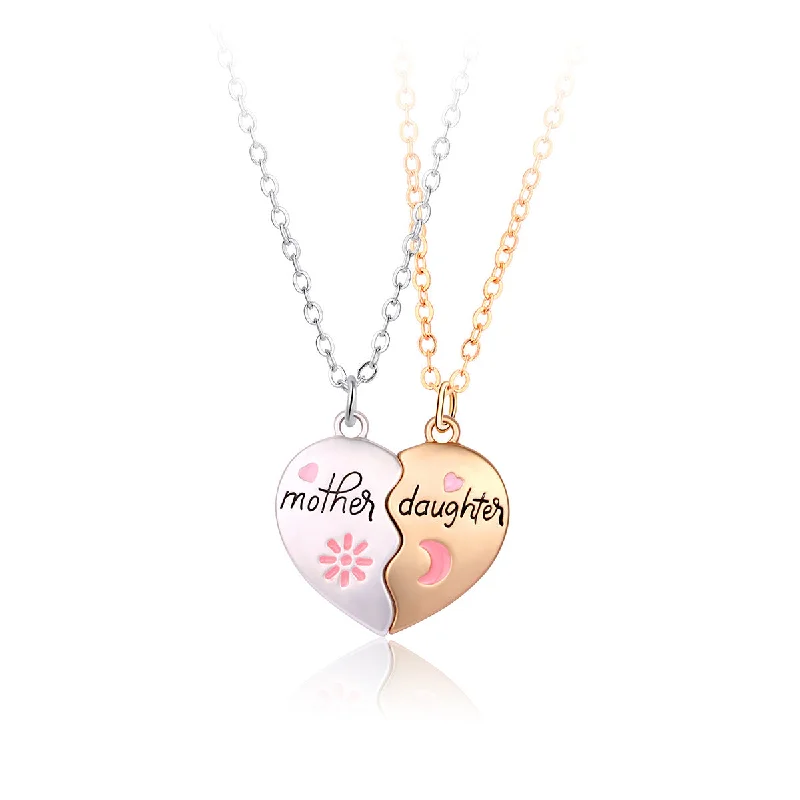 Mother and Daughter Necklace