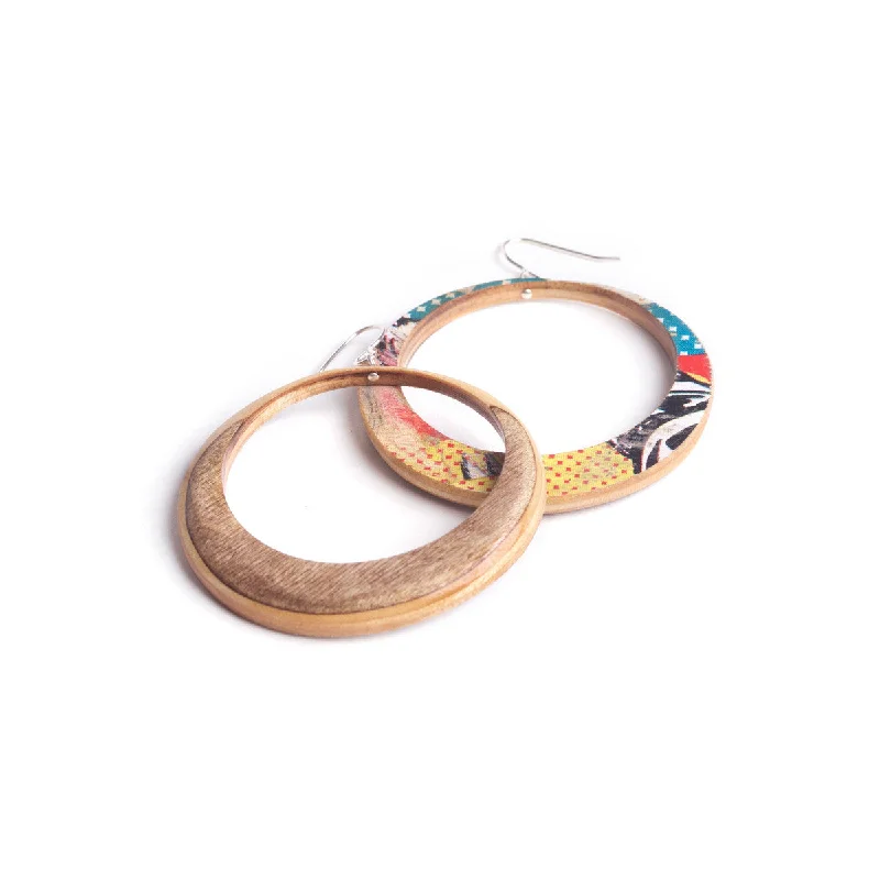 Vintage earrings for women -Big Hoop Earrings