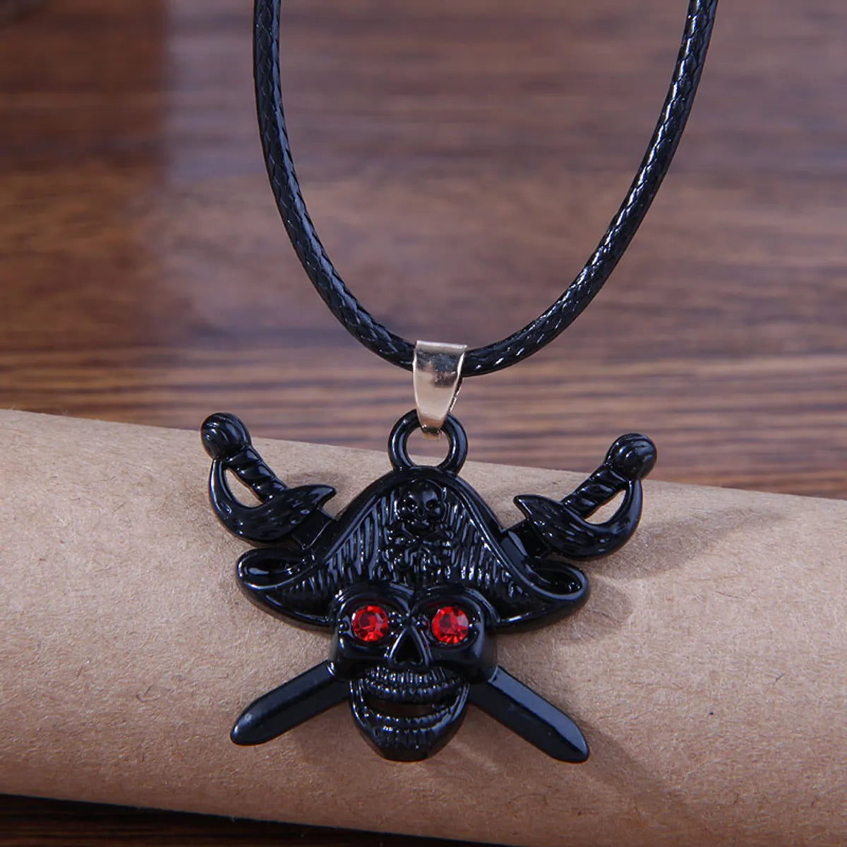 Vintage necklaces for women -Fashion Skull Alloy Spray Paint Unisex Pendant Necklace 1 Piece