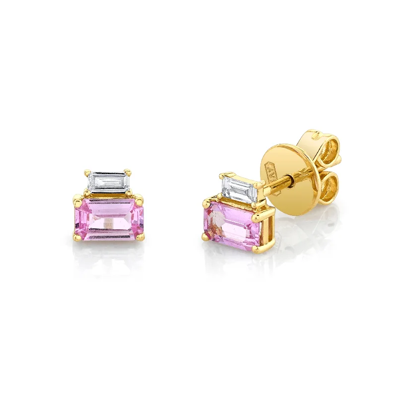 Yellow Gold/Pink Sapphire