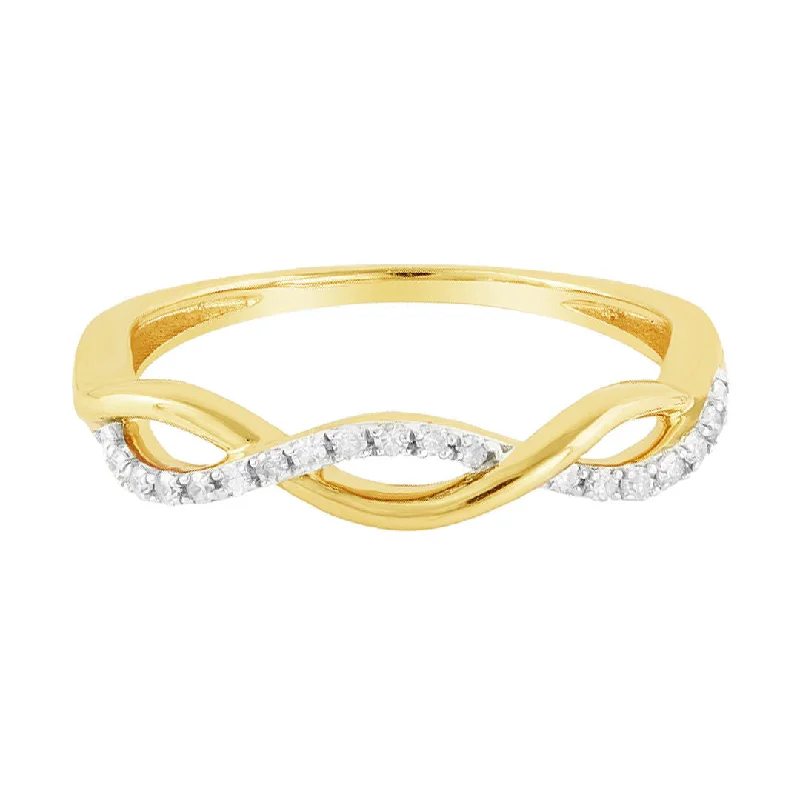 Engagement rings with baguette diamonds for women -Izzie Stackable Diamond Ring