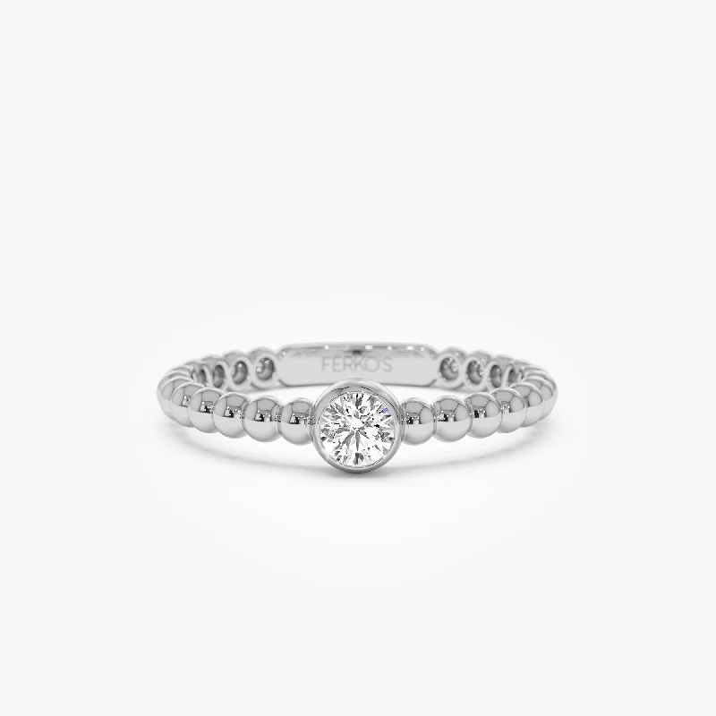 14K White Gold