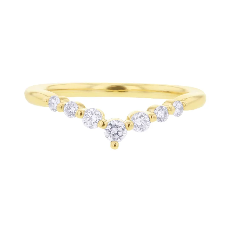 Engagement rings with a hidden diamond for women -Addie Diamond Ring