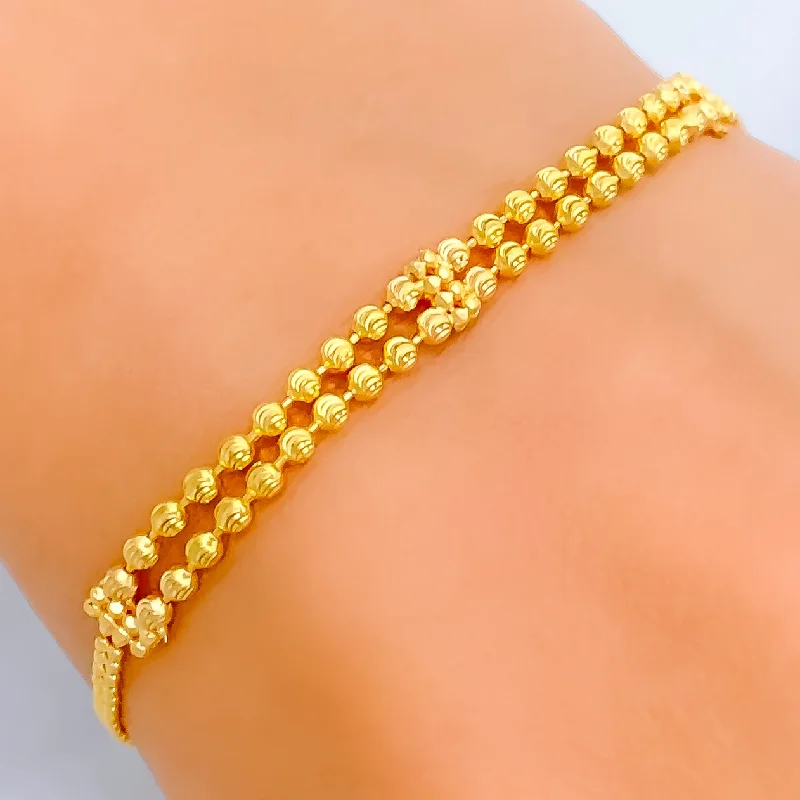 Charm bangles for women -Classy 22k Gold Bracelet