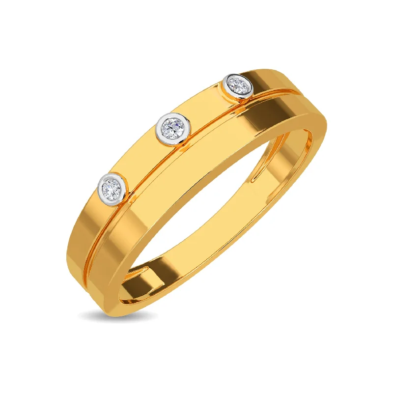 Gold diamond rings for women -Carson Ring For Him