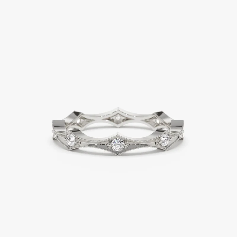 14K White Gold