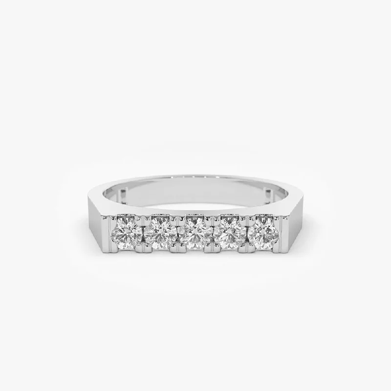 14K White Gold