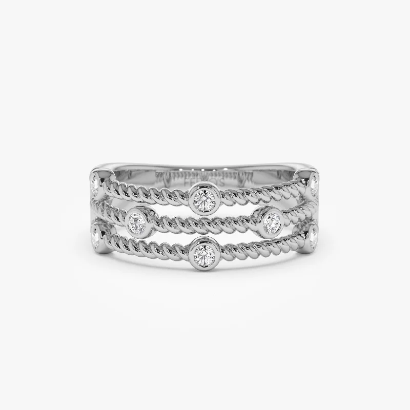 14K White Gold