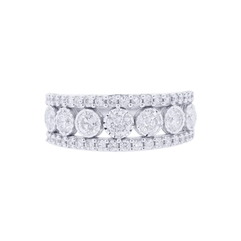 Art deco engagement rings for women -Oasis Mirage Diamond Ring 1ct