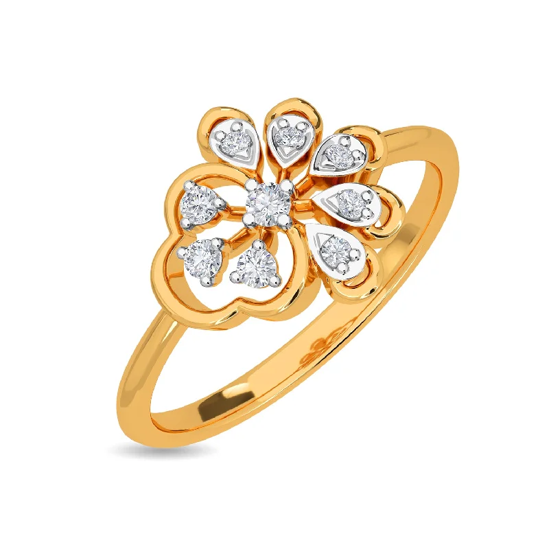 Personalized engraved rings for women -Pavani Ring