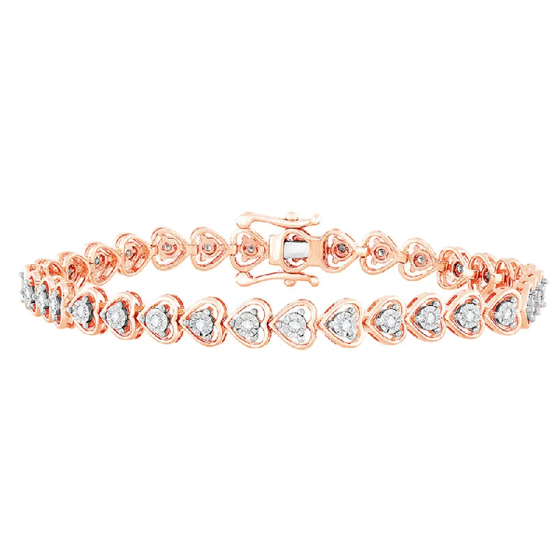 Friendship bangles for women -10K 0.50ct Diamond Bracelet