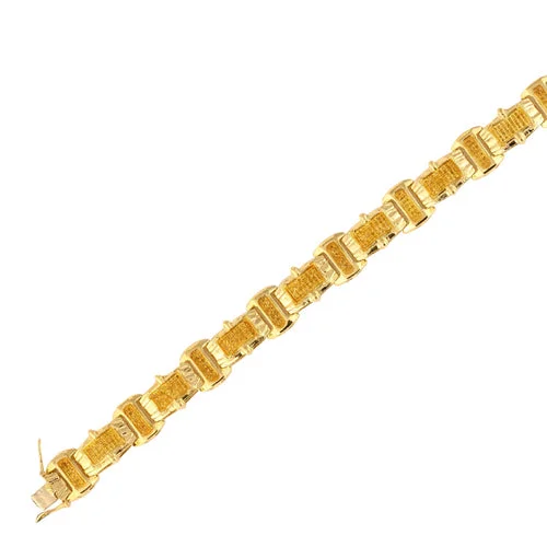 Colorful bangles for women -10KY 1.10CTW YELLOW DIAMOND MEN'S BRACELET