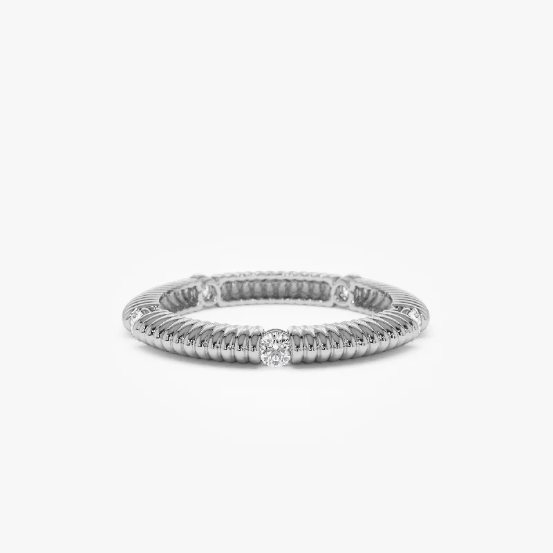 14K White Gold