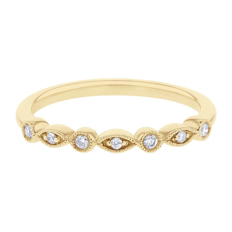 Affordable engagement rings for women -Trixie Stackable Diamond Ring