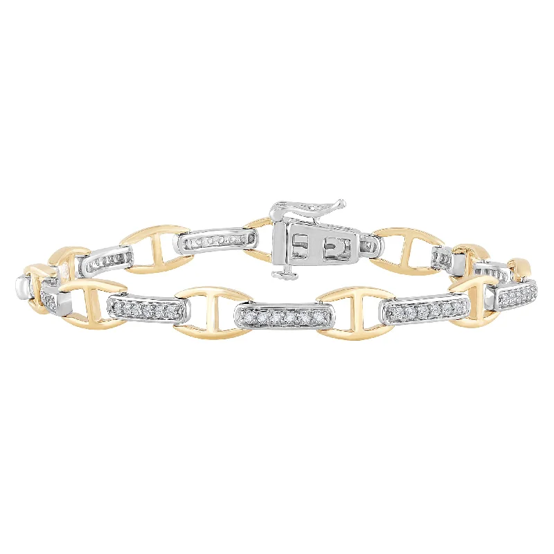 Stackable bangles for women -10K 0.75ct Diamond Bracelet