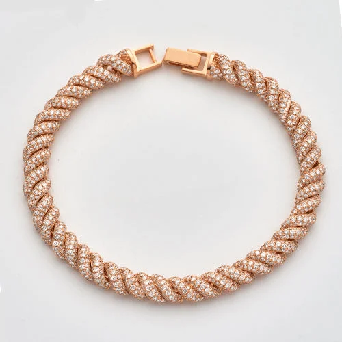 Bold bracelets for women -14KR 9.00CTW DIAMOND SAN MARCOS BRACELET