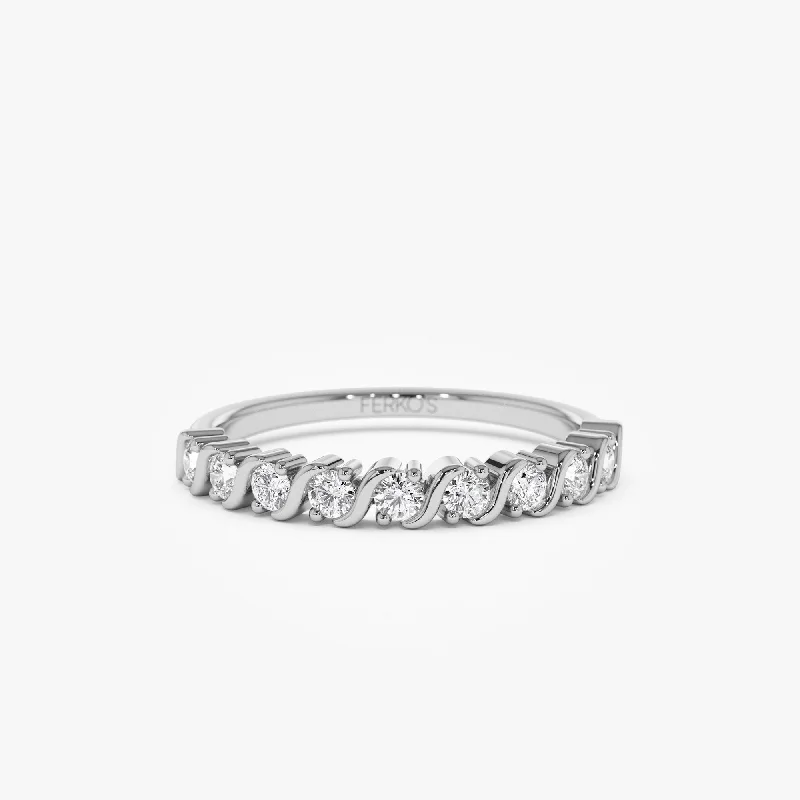 14K White Gold