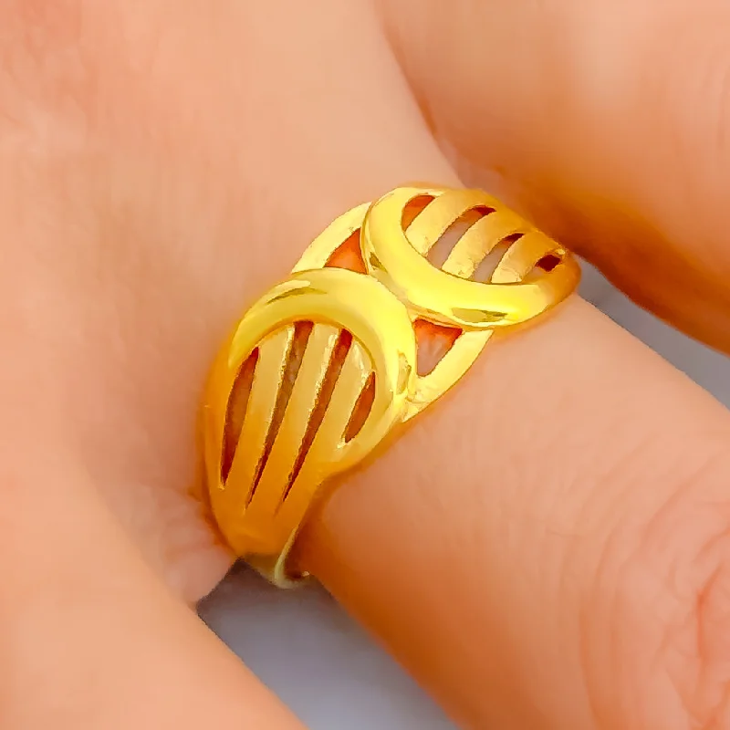 Statement rings for women -Elegant Everyday 22k Gold Ring