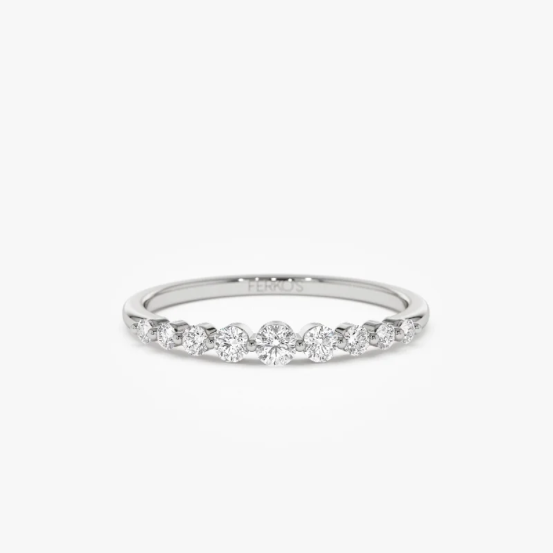 14K White Gold