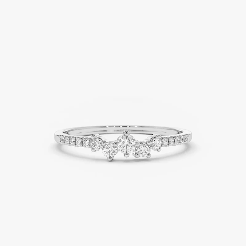 14K White Gold